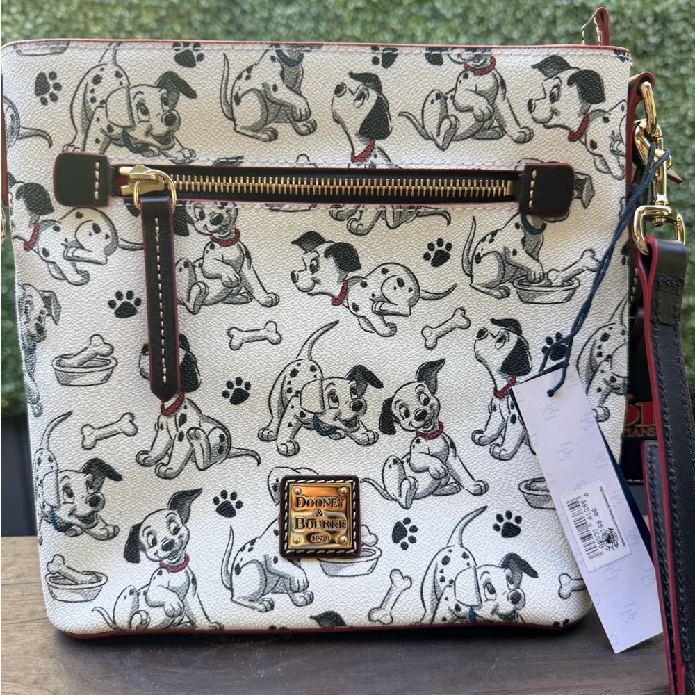 Dooney & Bourke Dalmatian Print Crossbody Bag - White and Black
